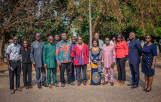 Ing. Ebenezer Essienyi, GRIDCo CE, addressing the SONABEL Team during the meeting